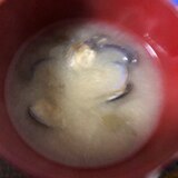 シジミと海苔の味噌汁